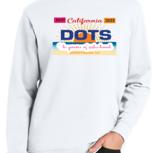 California Dot License Plate Crew Neck Sweatshirt